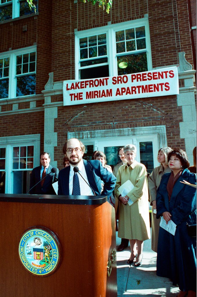 Grand opening of Miriam Apartments, single-occupancy rooms for women - Nancy Stuenkel for Chicago Sun-Times