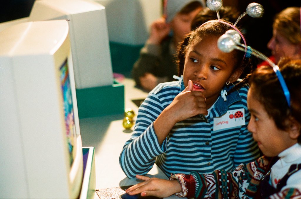 Students participate in Magic School Bus experience at Navy Pier Children's Museum - Jean Lachat for Chicago Sun-Times