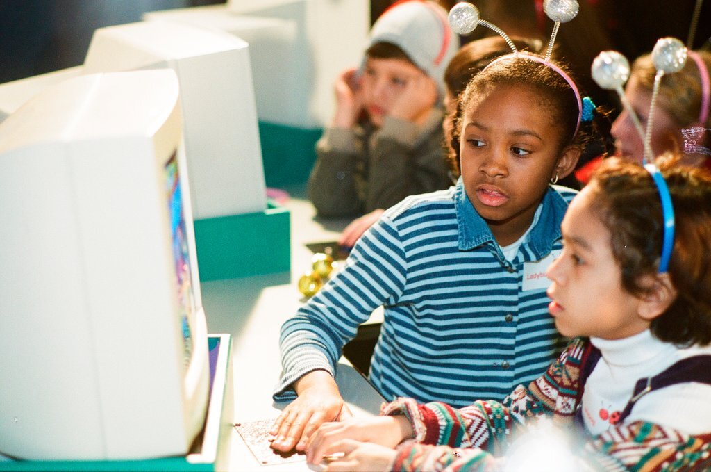 Students participate in Magic School Bus experience at Navy Pier Children's Museum - Jean Lachat for Chicago Sun-Times