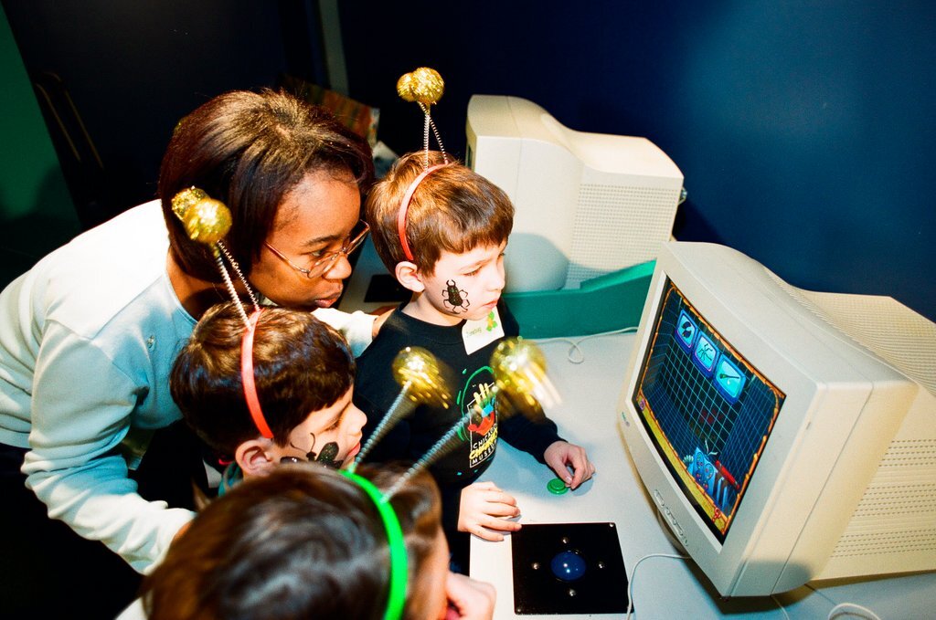 Students participate in Magic School Bus experience at Navy Pier Children's Museum - Jean Lachat for Chicago Sun-Times