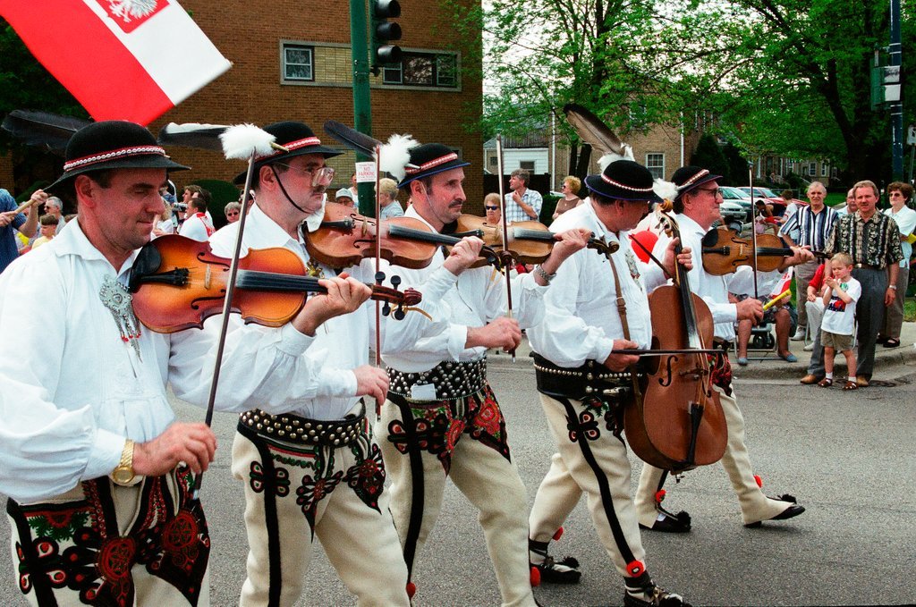 Polish Constitution Day Parade - Bob (Robert) Black for Chicago Sun-Times
