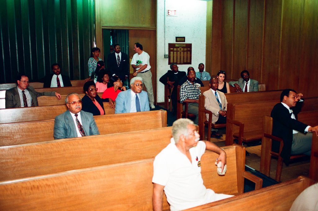 Reverend Jesse Jackson leads prayer service and press conference - Jon Sall for Chicago Sun-Times