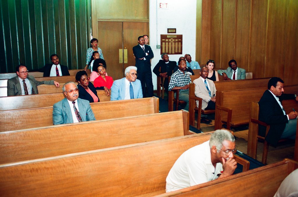 Reverend Jesse Jackson leads prayer service and press conference - Jon Sall for Chicago Sun-Times