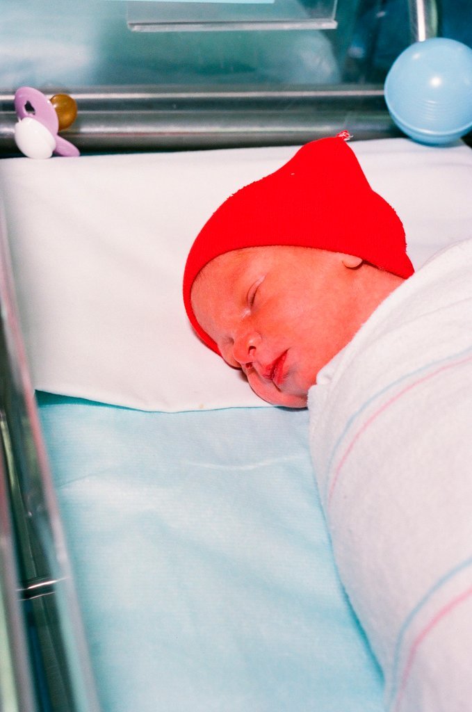 Newborns in nursery decorated in support of Chicago Bulls in the NBA Finals - Chicago Sun-Times