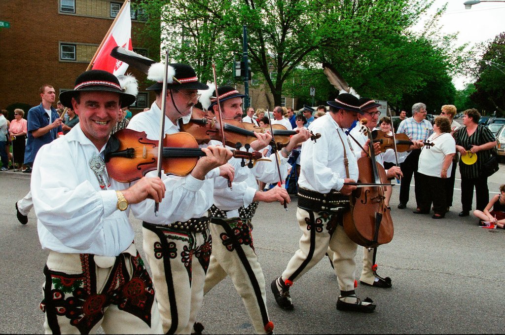 Polish Constitution Day Parade - Bob (Robert) Black for Chicago Sun-Times