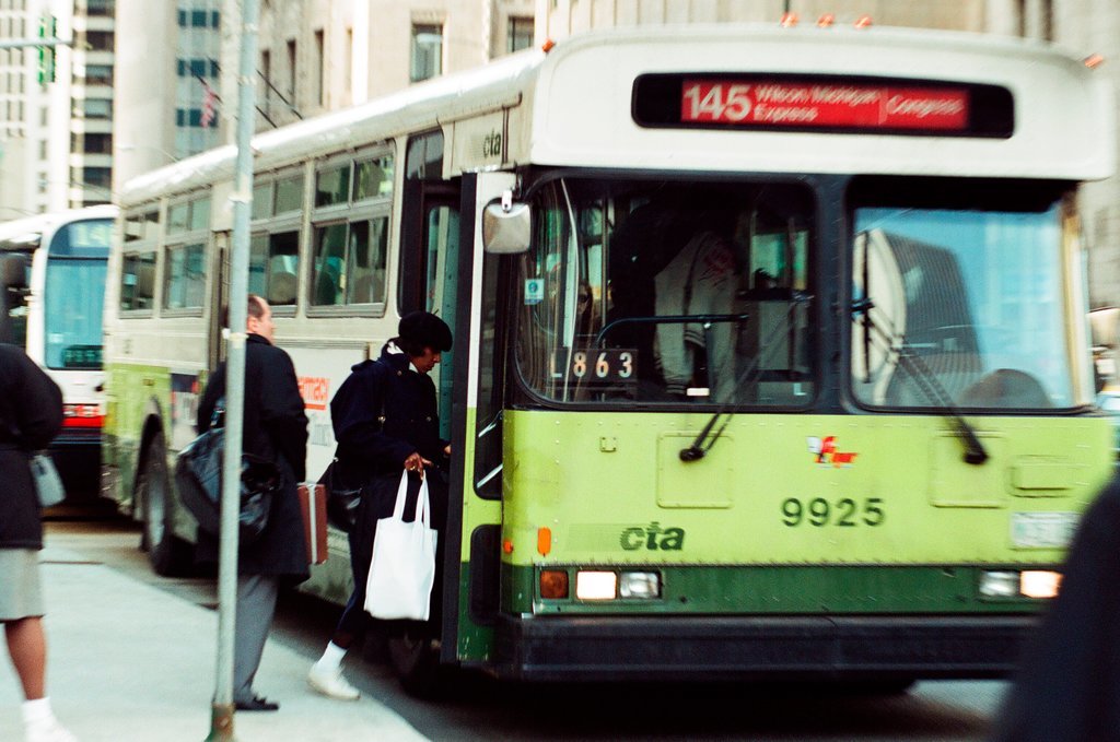 CTA elevated trains and buses in the Loop - Chicago Sun-Times