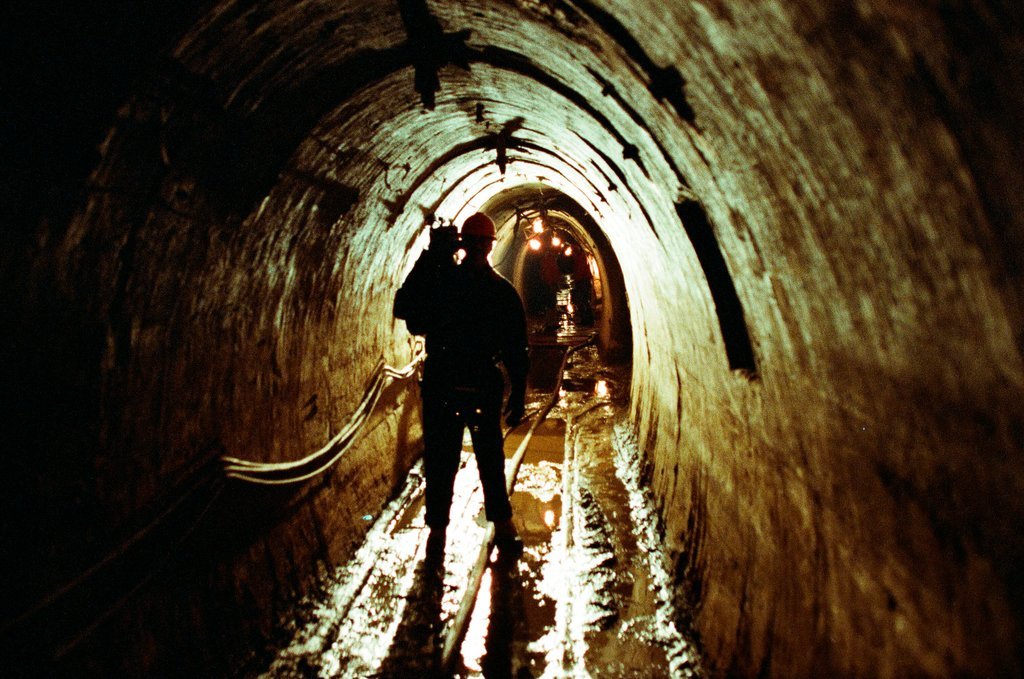 Tour of the freight tunnel systems following the installation of bulkheads - Al Podgorski for Chicago Sun-Times