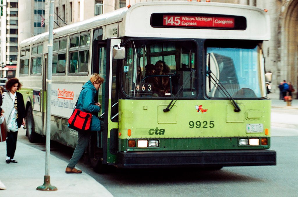 CTA elevated trains and buses in the Loop - Chicago Sun-Times