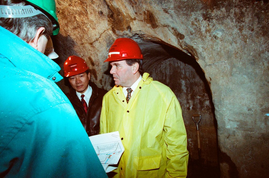 Tour of the freight tunnel systems following the installation of bulkheads - Al Podgorski for Chicago Sun-Times