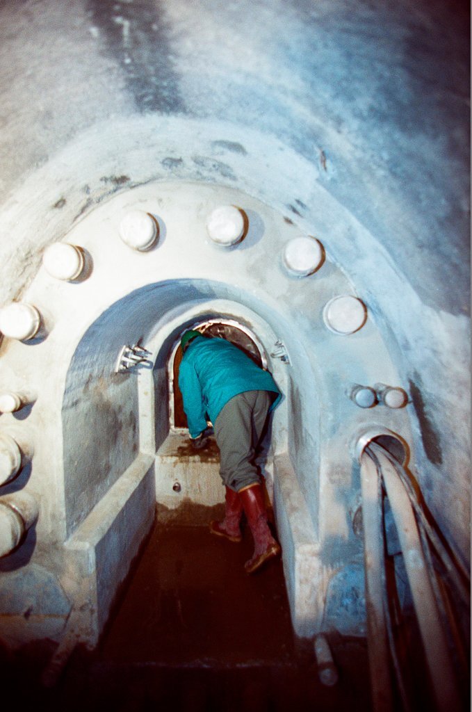 Tour of the freight tunnel systems following the installation of bulkheads - Al Podgorski for Chicago Sun-Times