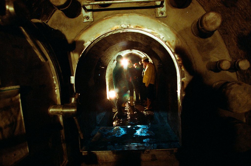 Tour of the freight tunnel systems following the installation of bulkheads - Al Podgorski for Chicago Sun-Times