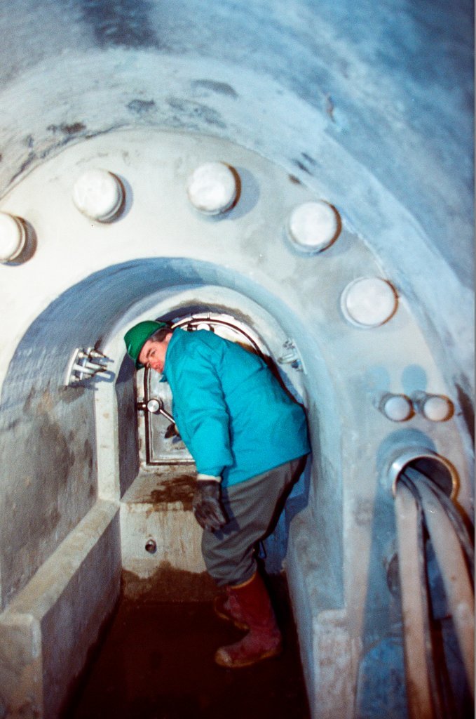 Tour of the freight tunnel systems following the installation of bulkheads - Al Podgorski for Chicago Sun-Times