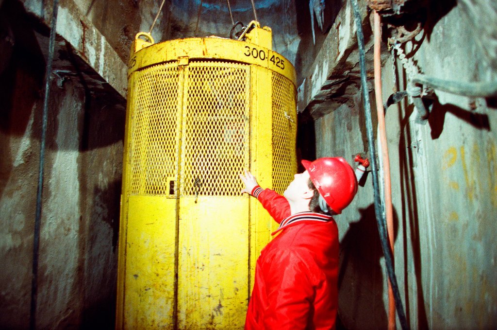 Tour of the freight tunnel systems following the installation of bulkheads - Al Podgorski for Chicago Sun-Times