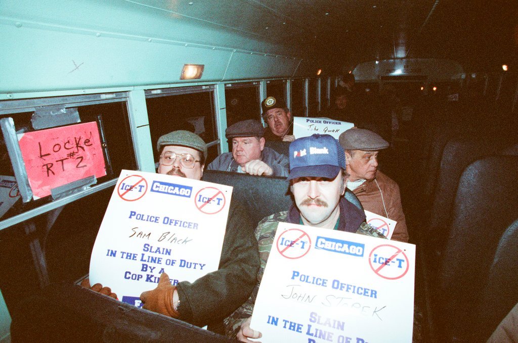 Chicago police protest Ice-T concert - Bob (Robert) Black for Chicago Sun-Times