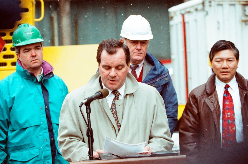 Tour of the freight tunnel systems following the installation of bulkheads - Al Podgorski for Chicago Sun-Times