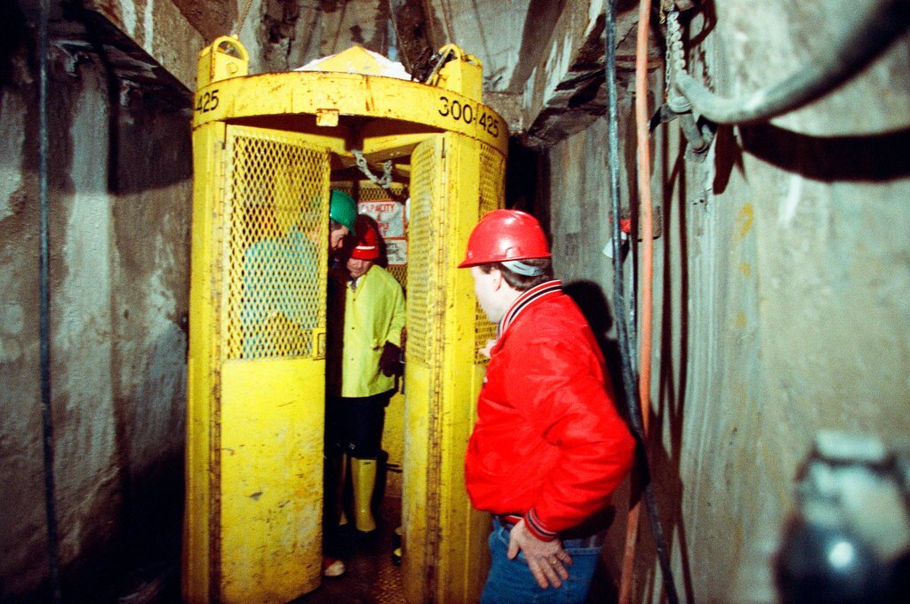Tour of the freight tunnel systems following the installation of bulkheads - Al Podgorski for Chicago Sun-Times