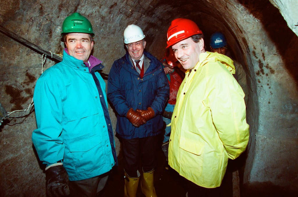 Tour of the freight tunnel systems following the installation of bulkheads - Al Podgorski for Chicago Sun-Times