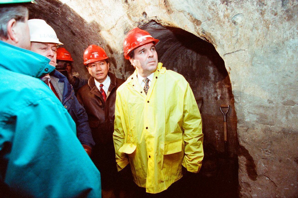 Tour of the freight tunnel systems following the installation of bulkheads - Al Podgorski for Chicago Sun-Times