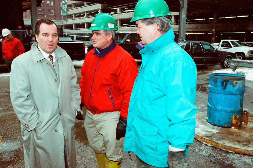 Tour of the freight tunnel systems following the installation of bulkheads - Al Podgorski for Chicago Sun-Times