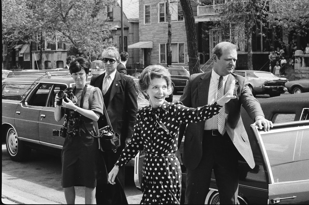 First Lady Nancy Reagan visits the Gateway House rehabilitation center - Chicago Sun-Times