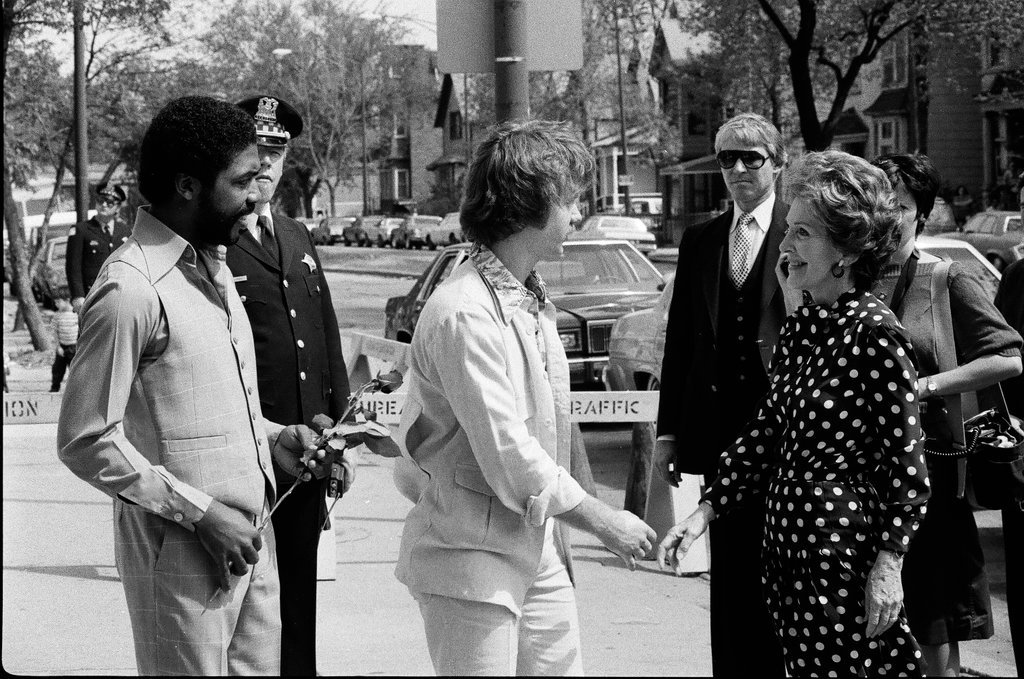 First Lady Nancy Reagan visits the Gateway House rehabilitation center - Chicago Sun-Times