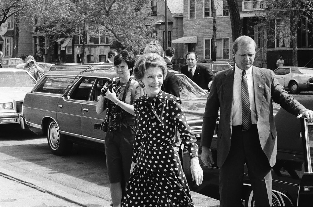 First Lady Nancy Reagan visits the Gateway House rehabilitation center - Chicago Sun-Times
