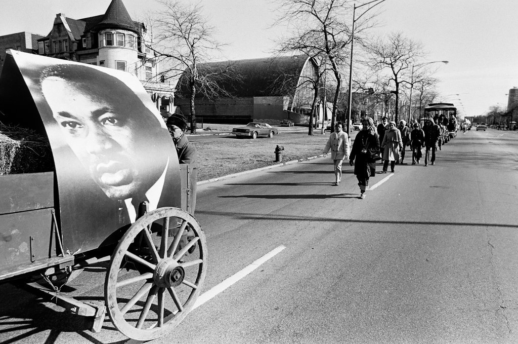 Parade on the anniversary of the assassination of Martin Luther King Jr. - Jarvinen for Chicago Sun-Times