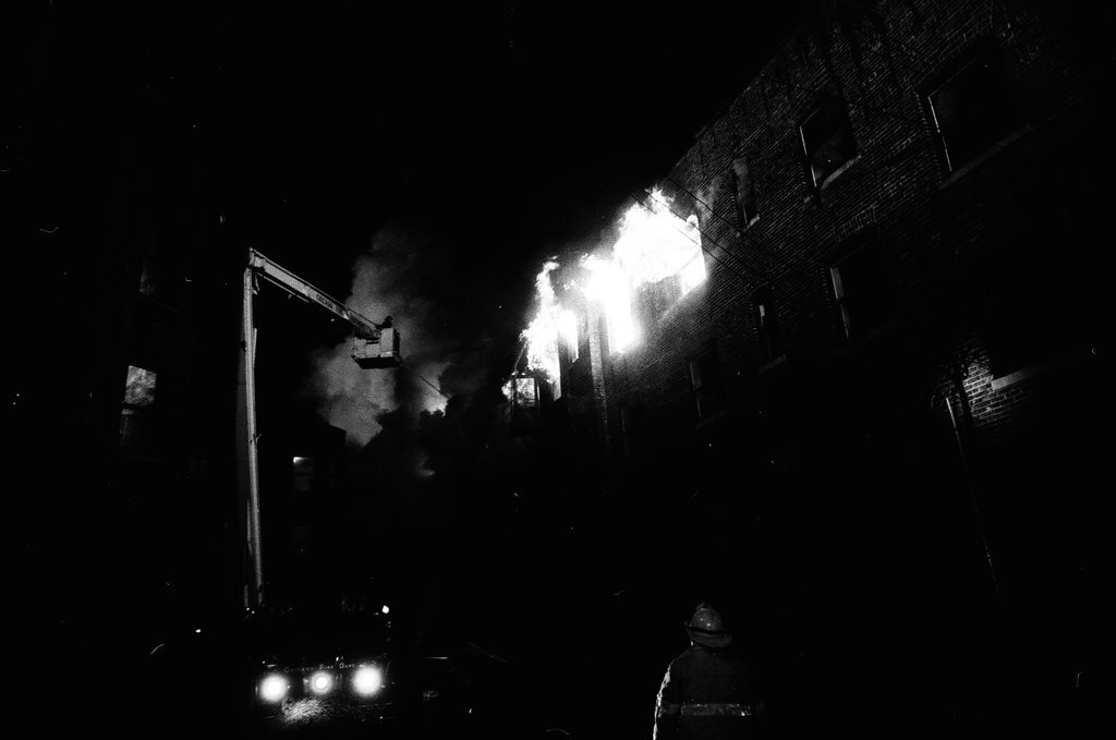 Fire at 6010 South Martin Luther King Jr. Drive - Keating for Chicago Sun-Times