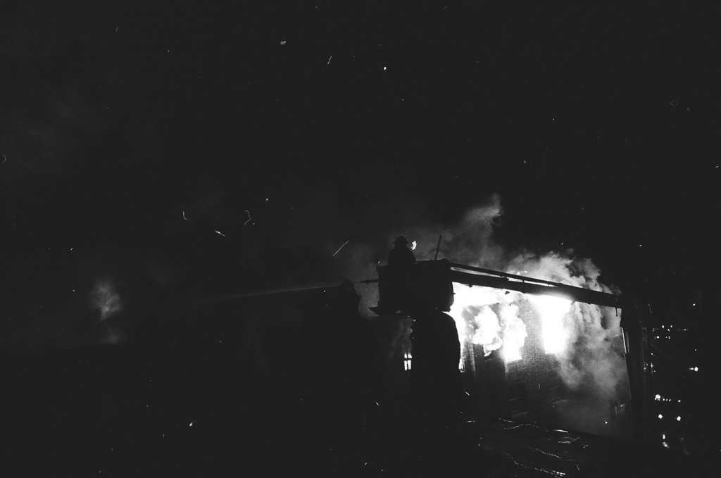 Fire at 6010 South Martin Luther King Jr. Drive - Keating for Chicago Sun-Times