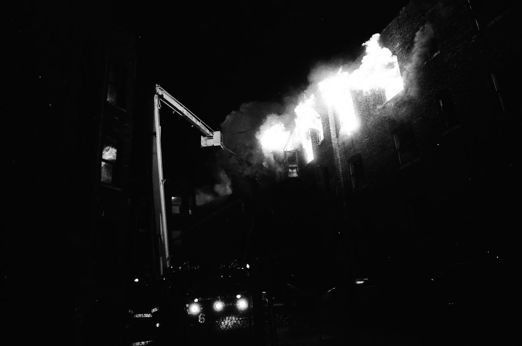 Fire at 6010 South Martin Luther King Jr. Drive - Keating for Chicago Sun-Times