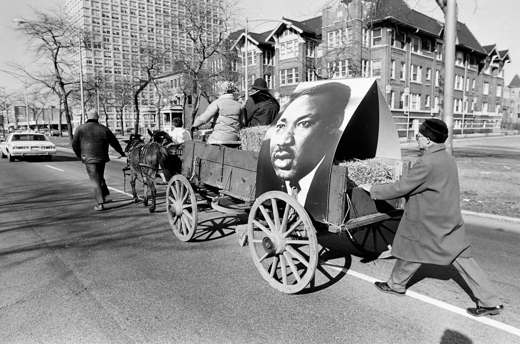 Parade on the anniversary of the assassination of Martin Luther King Jr. - Jarvinen for Chicago Sun-Times