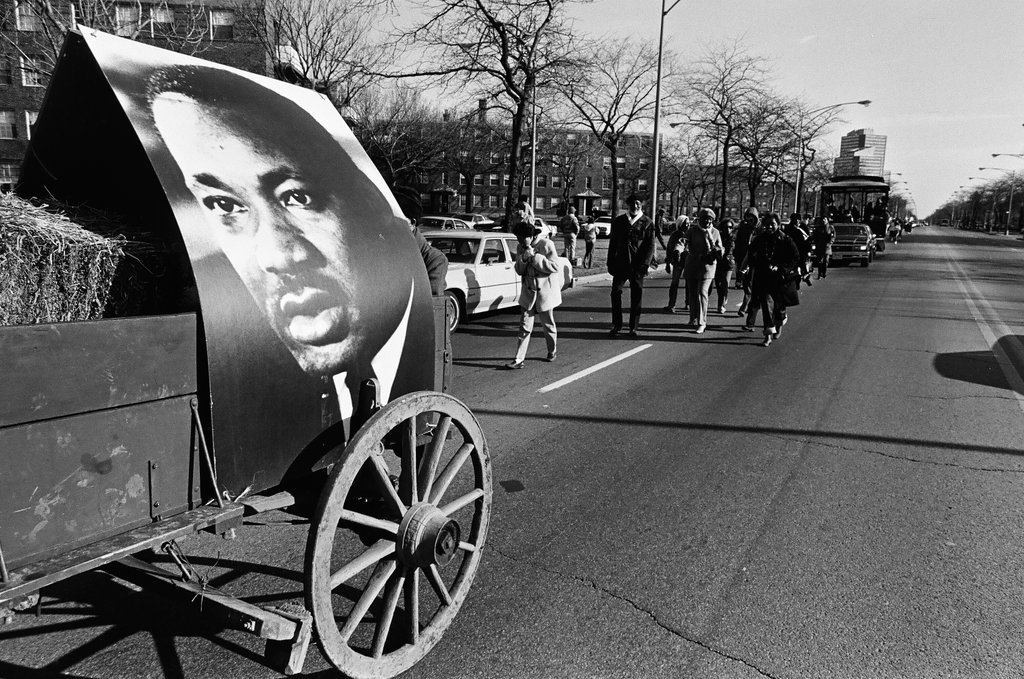 Parade on the anniversary of the assassination of Martin Luther King Jr. - Jarvinen for Chicago Sun-Times