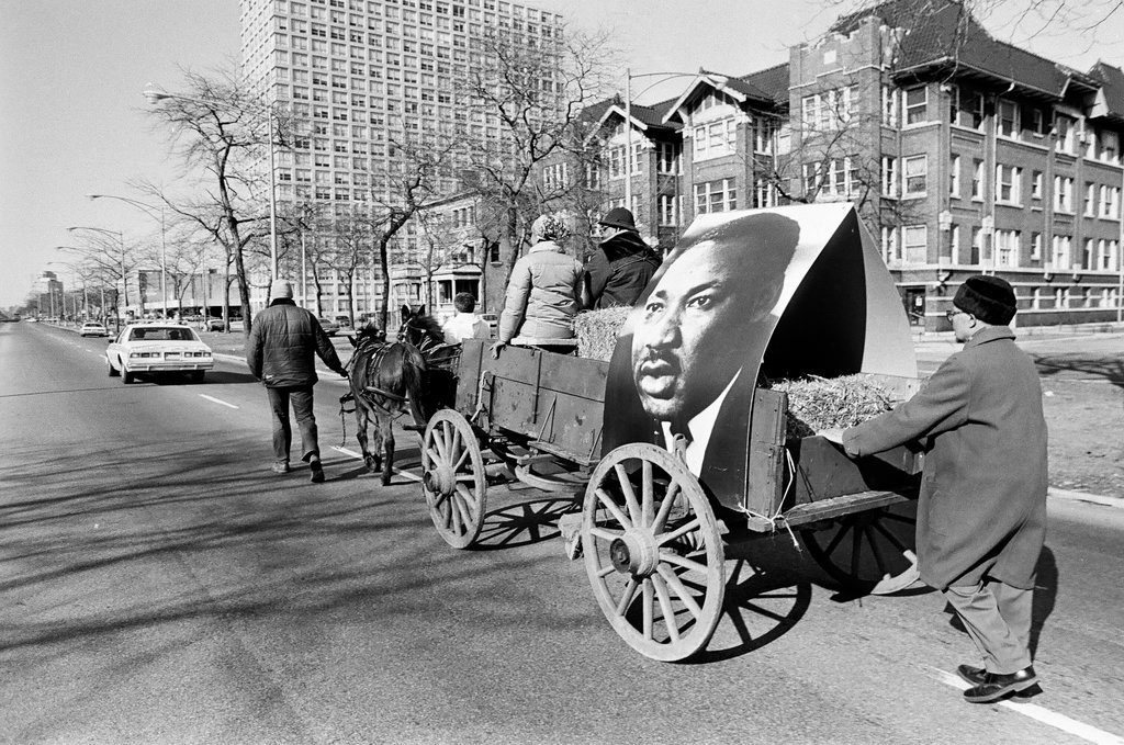Parade on the anniversary of the assassination of Martin Luther King Jr. - Jarvinen for Chicago Sun-Times