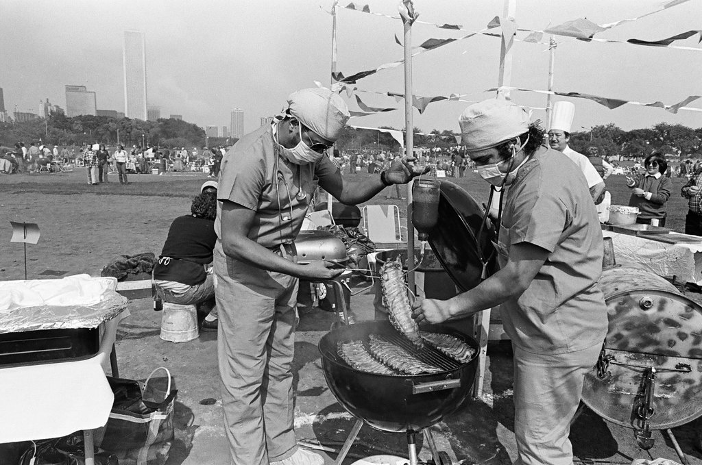 Royko Ribfest in Grant Park - Pete Souza for Chicago Sun-Times
