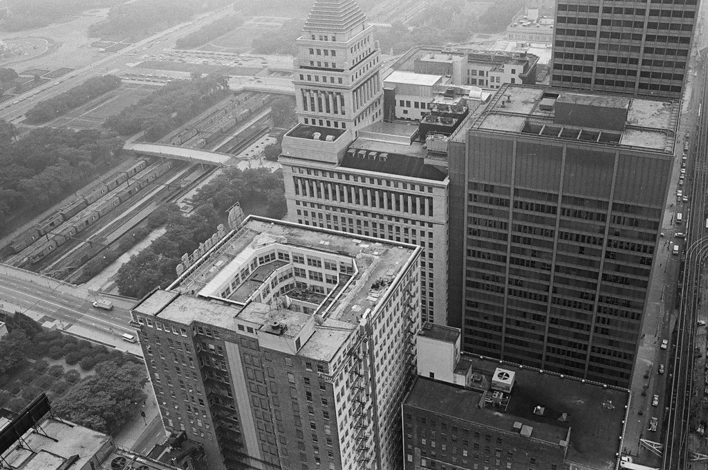 Aerial view of downtown Chicago - Pete Souza for Chicago Sun-Times