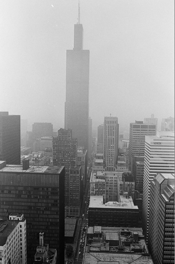 Aerial view of downtown Chicago - Pete Souza for Chicago Sun-Times