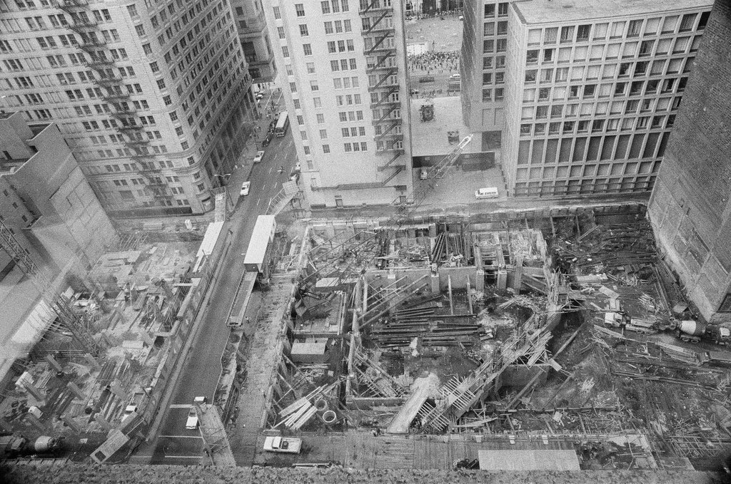 Construction on Madison and Monroe - Jack Lenahan for Chicago Sun-Times