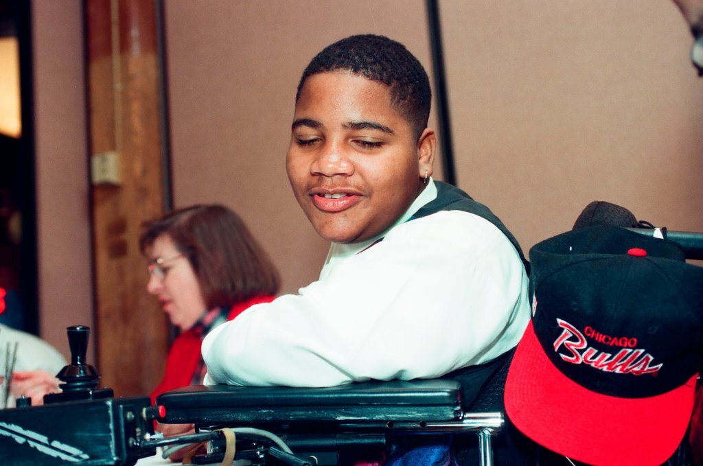 Michael Jordan meets Make-A-Wish kids - Ellen Domke for Chicago Sun-Times