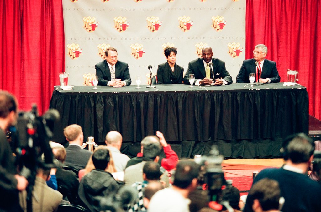 Michael Jordan announces his second retirement - Chicago Sun-Times