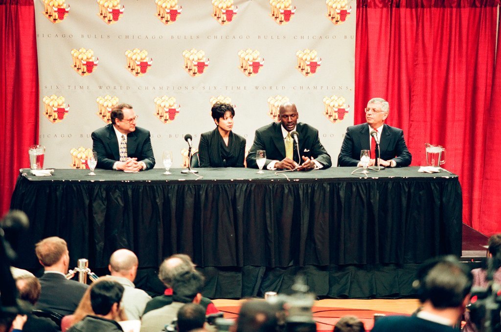 Michael Jordan announces his second retirement - Chicago Sun-Times