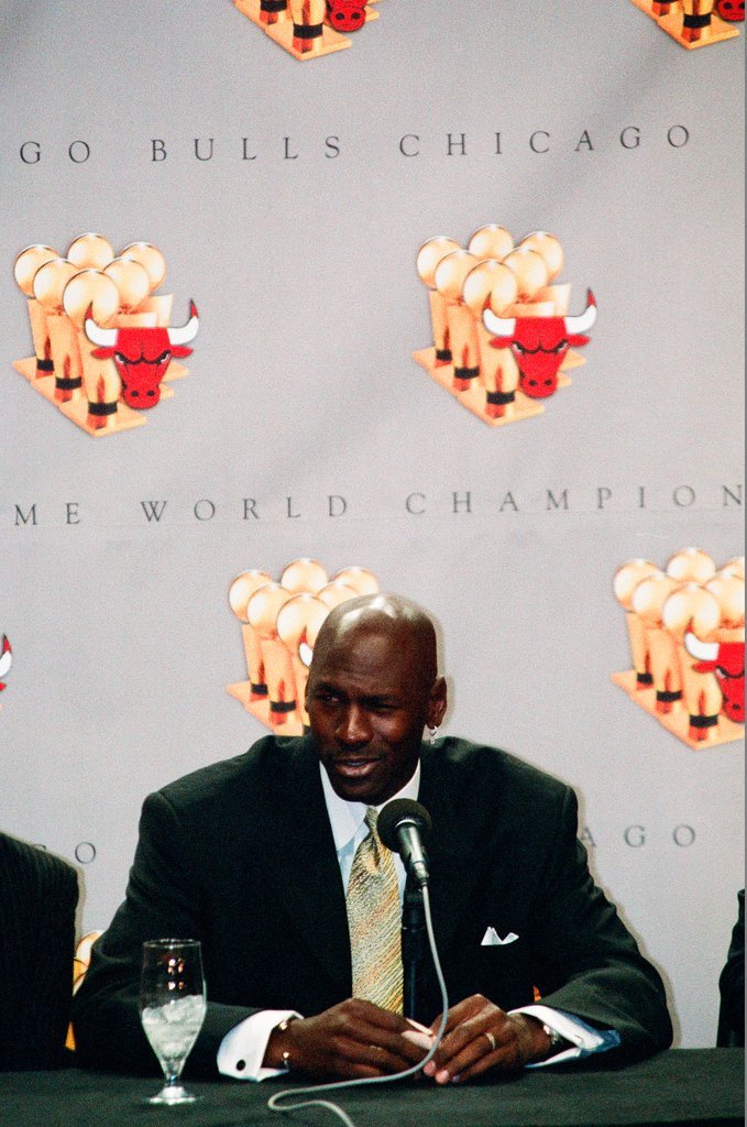 Michael Jordan announces his second retirement - Chicago Sun-Times