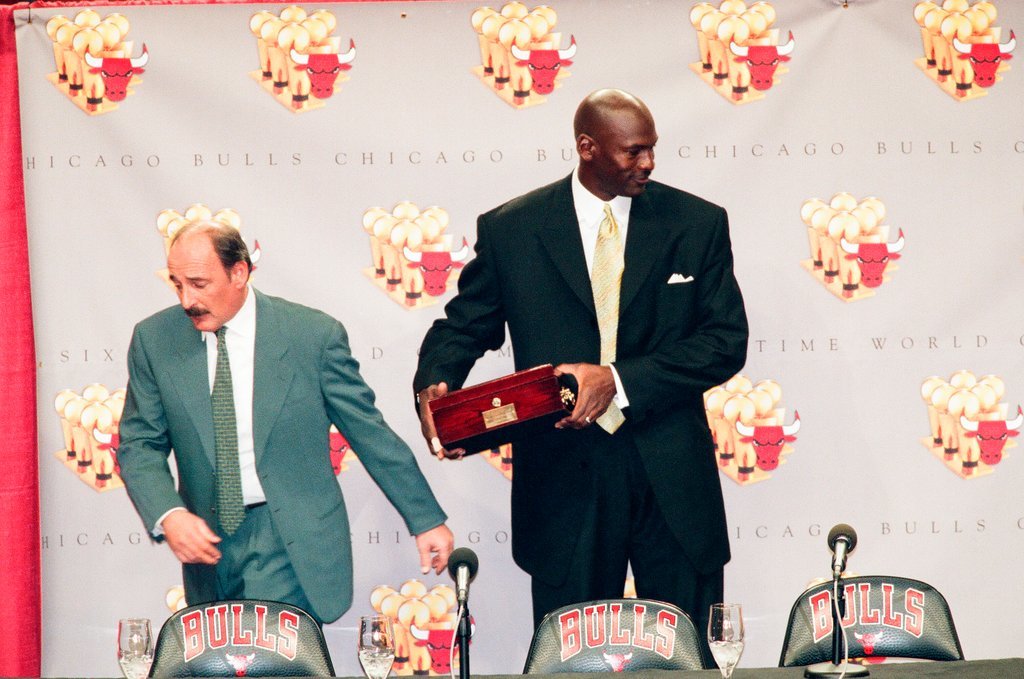 Michael Jordan announces his second retirement - Chicago Sun-Times