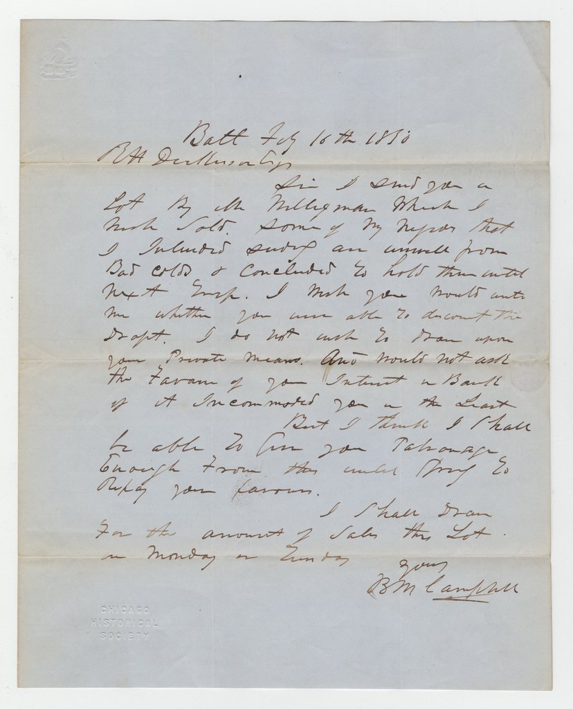 Letter to Richard H. Dickinson