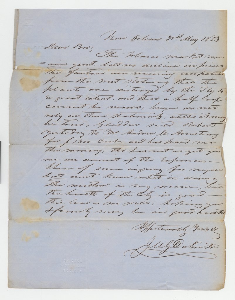 Letter to Richard H. Dickinson