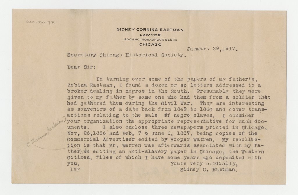 Richard H. Dickinson document - Eastman, Sidney Corning