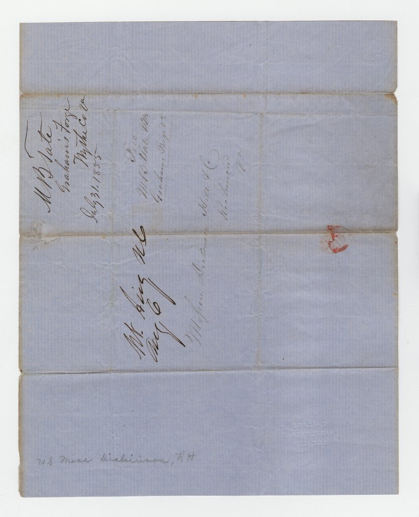 Letter to Richard H. Dickinson