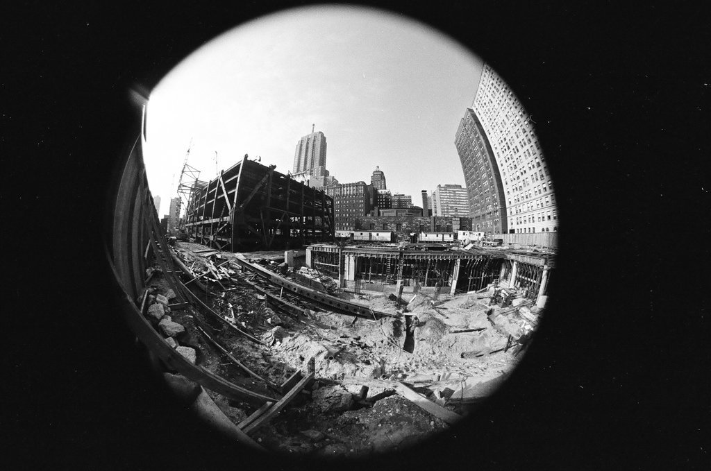 Views of John Hancock Center under construction - Bob Langer for Chicago Sun-Times