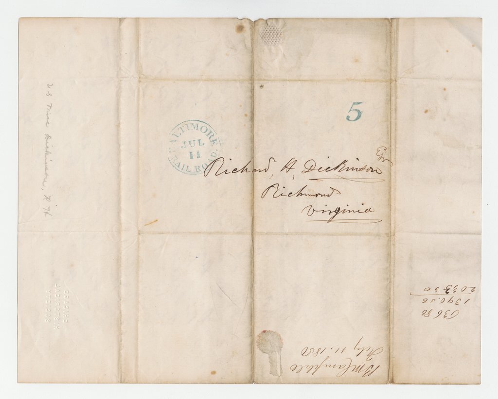 Letter to Richard H. Dickinson