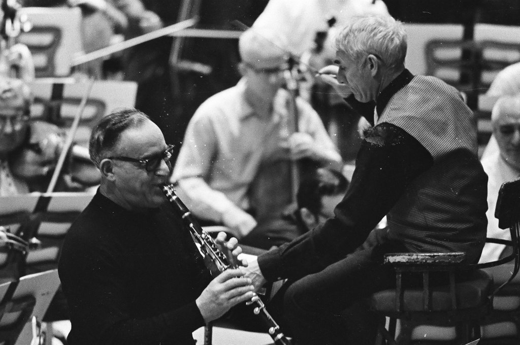 Benny Goodman plays with Chicago Symphony Orchestra - Jack Dykinga for Chicago Sun-Times