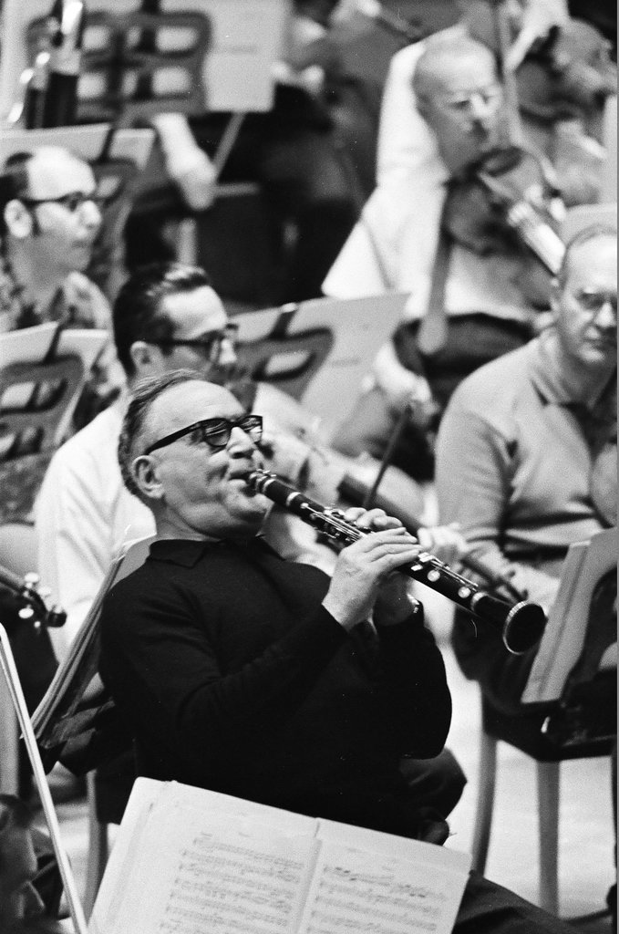 Benny Goodman plays with Chicago Symphony Orchestra - Jack Dykinga for Chicago Sun-Times